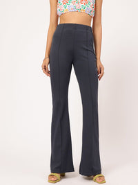 DressBerry Versatile Vogue High-Waist Paneled Trousers