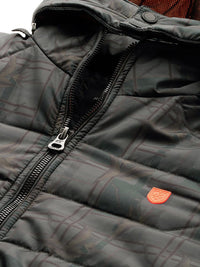 Monte Carlo Detachable Hood Padded Jacket