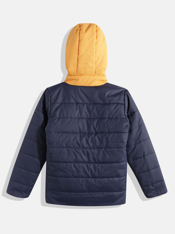 Monte Carlo Boys Colourblocked Hooded Padded Jacket