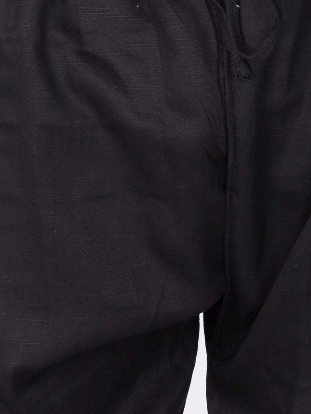 VASTRAMAY Boys Shirt Collar Cotton Pathani Kurta with Pyjamas