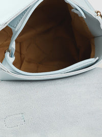 Lino Perros Blue Solid Satchel