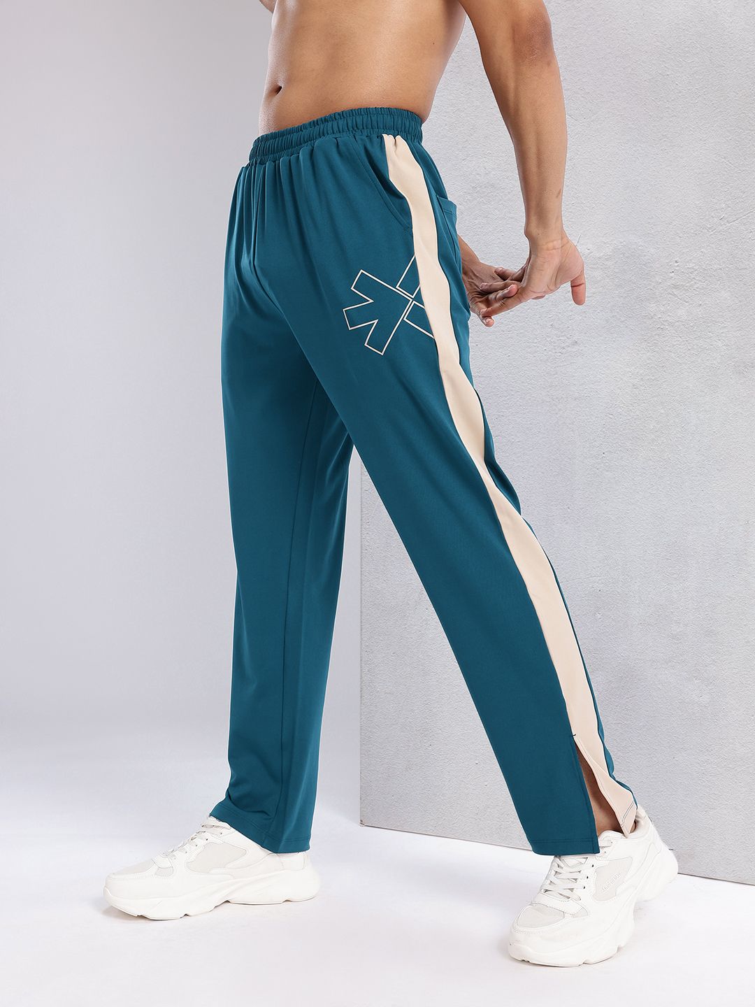 HRX by Hrithik Roshan Men Side Panel Training Track Pants