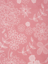 Cortina Rose & White Floral Microfiber AC Room Reversible Double Bed Dohar