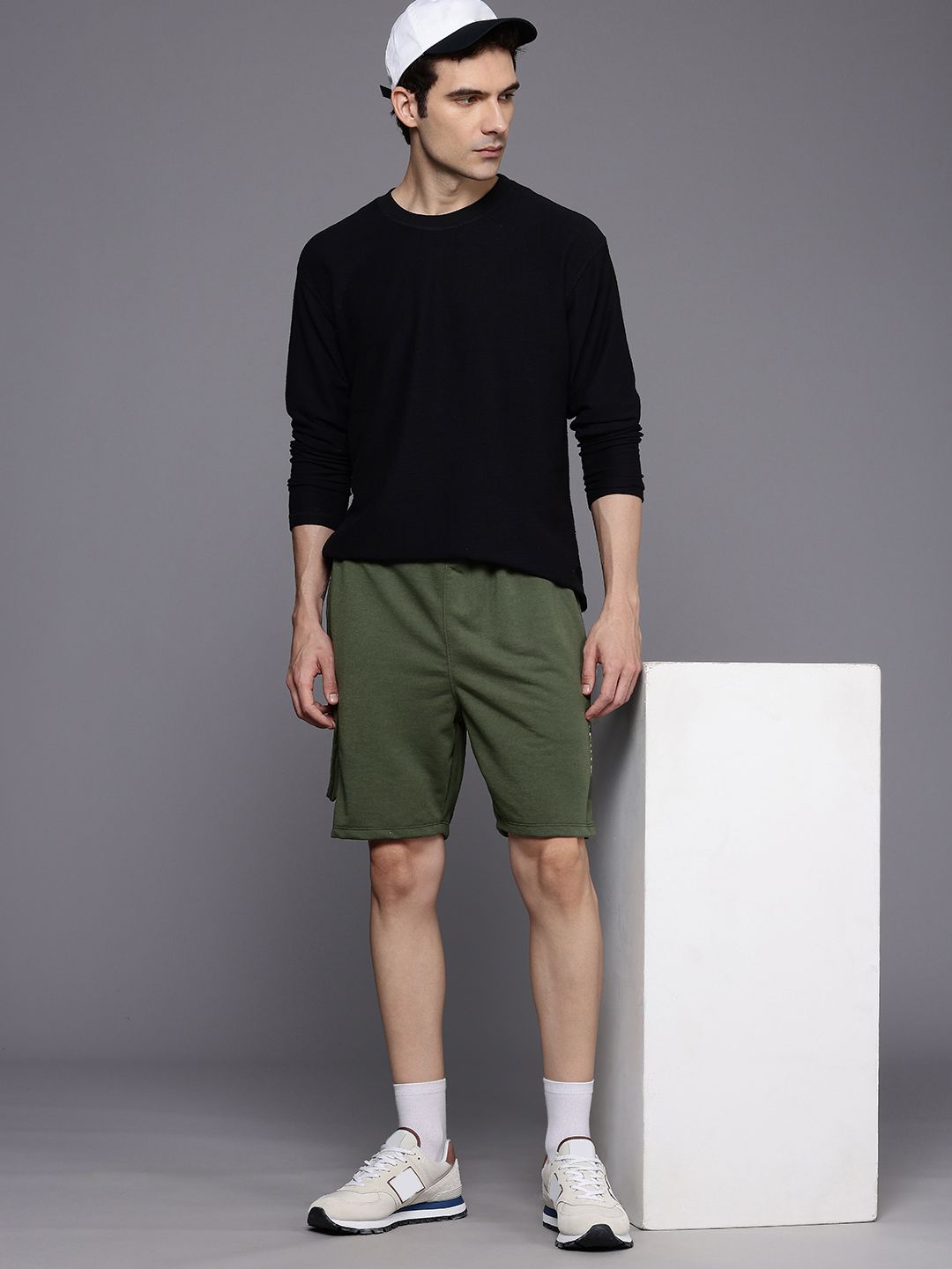 HRX by Hrithik Roshan Men Typography Printed Shorts