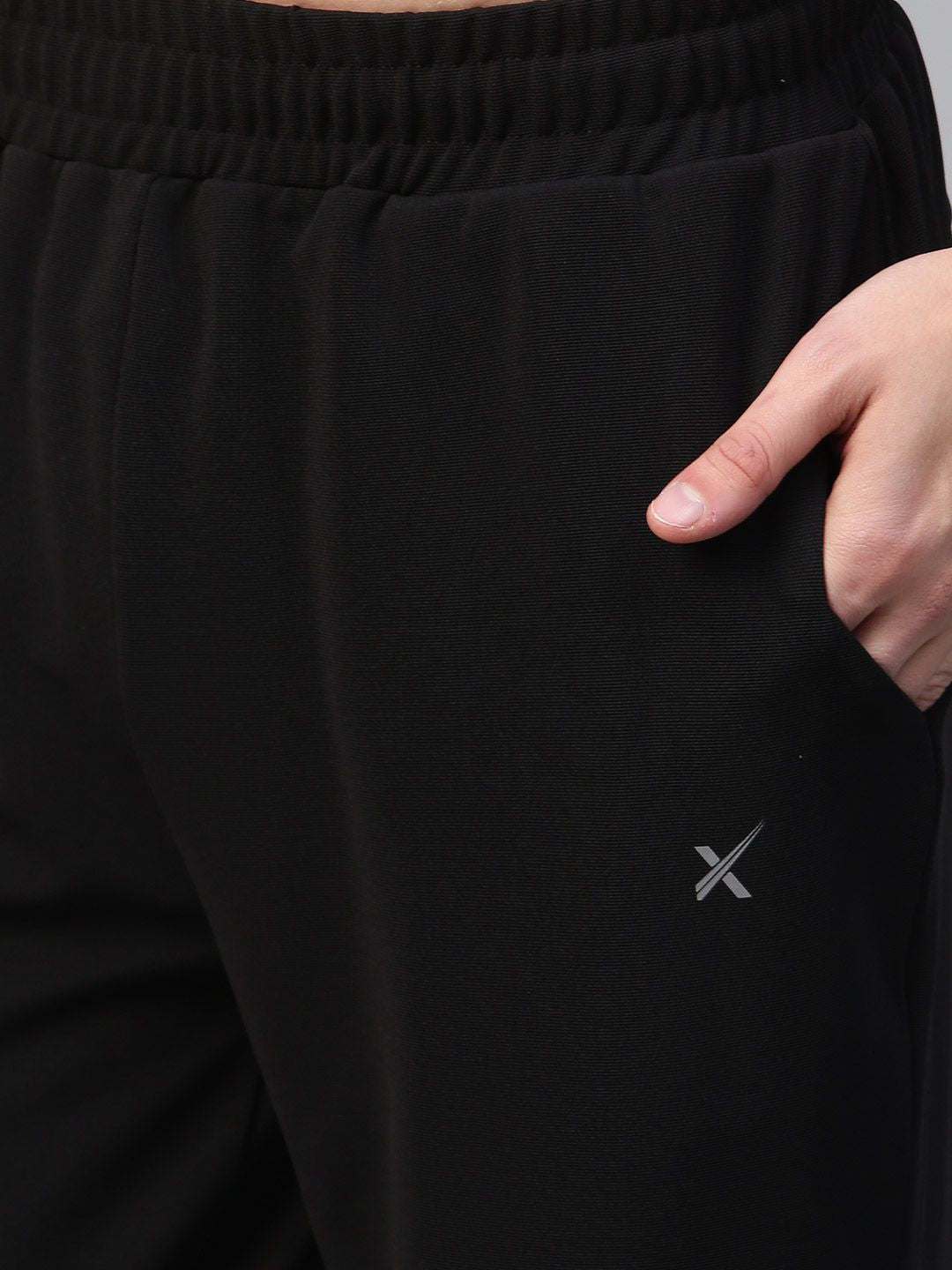 HRX by Hrithik Roshan Men Black Active Essential Track Pants