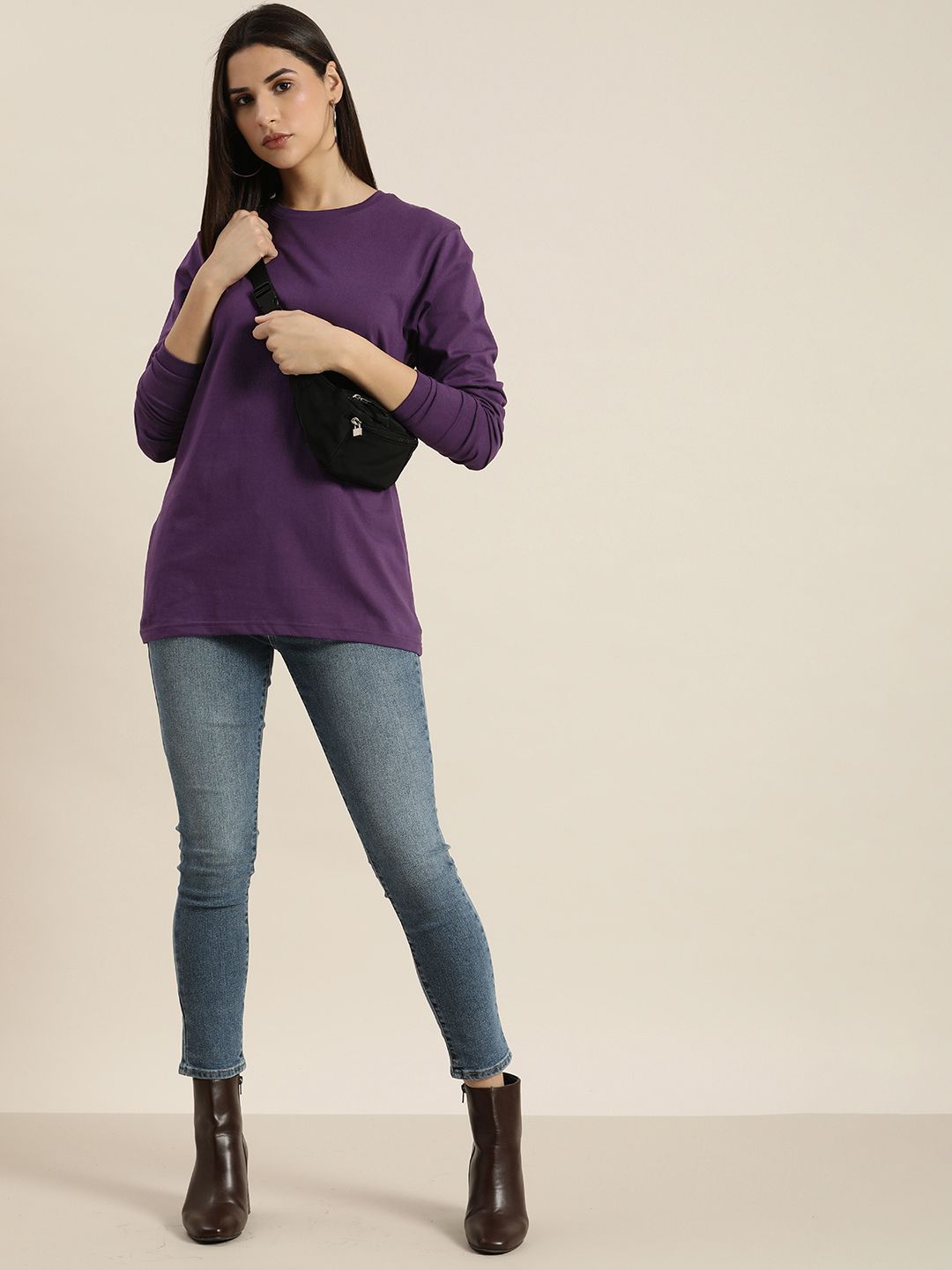 DILLINGER Women Oversized Pure Cotton T-shirt