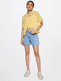 AND Short Sleeves Shirt Style Top