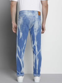 The Indian Garage Co Men Slim Fit Printed Jeans