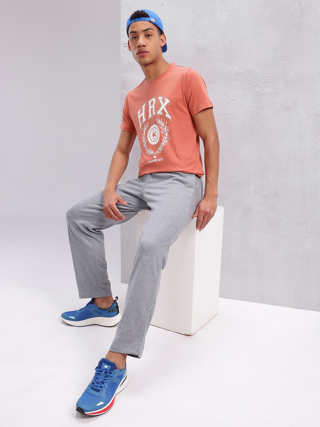 HRX by Hrithik Roshan Brand Logo Printed Lifestyle T-shirt