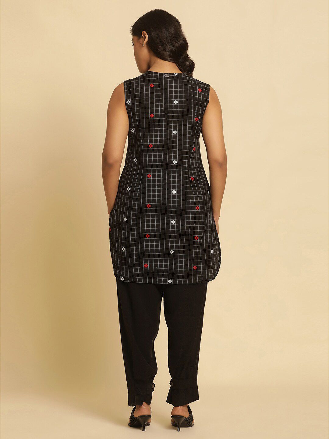 W Floral Embroidered Pure Cotton Tunic