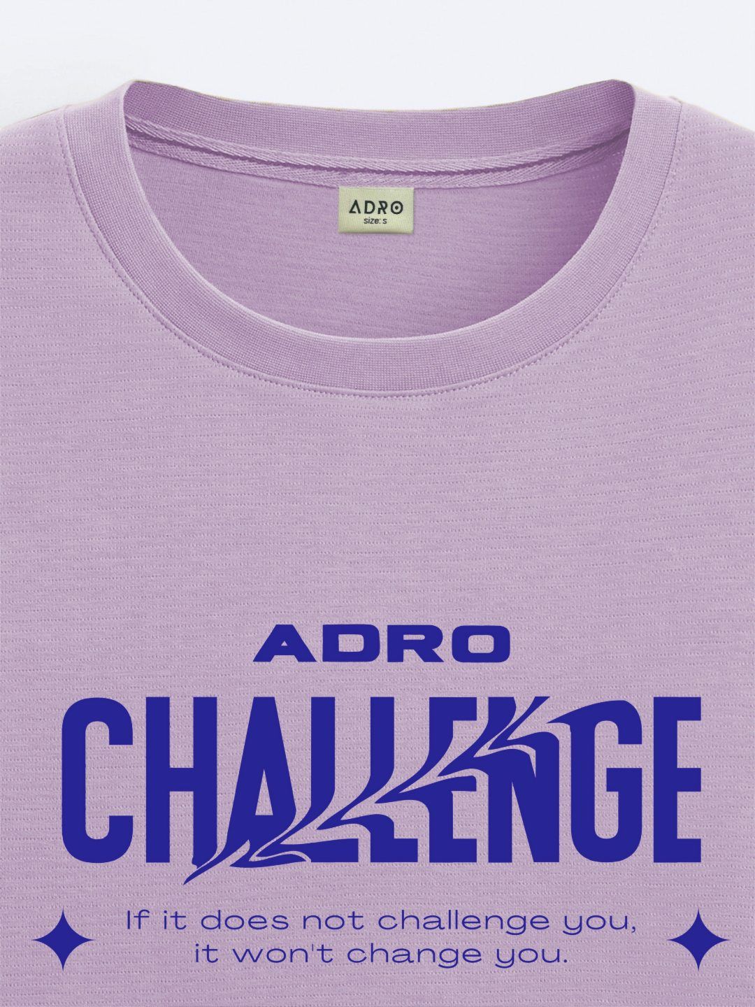 ADRO Men Typography Printed V-Neck T-shirt
