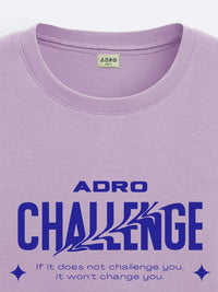 ADRO Men Typography Printed V-Neck T-shirt