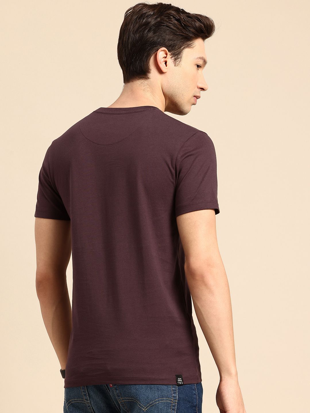 Being Human Graphic Printed Pure Cotton Slim Fit T-shirt