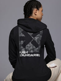 HRX by Hrithik Roshan Typography Print Hooded Sweatshirt