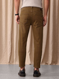 Mr Bowerbird Men Cropped Tapered Fit Stretchable Jeans