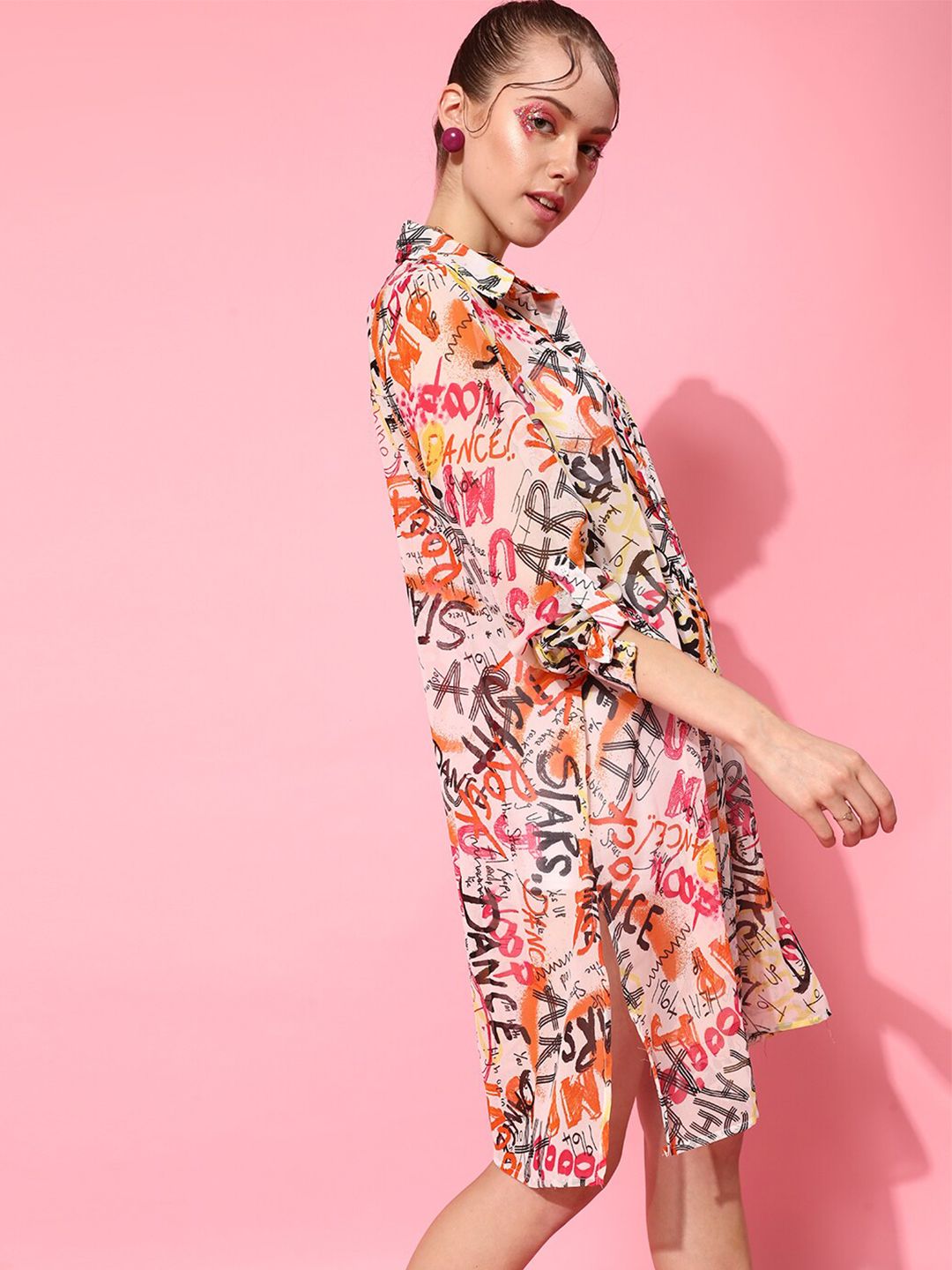 STREET 9 Women Multi-coloured Floral Dress