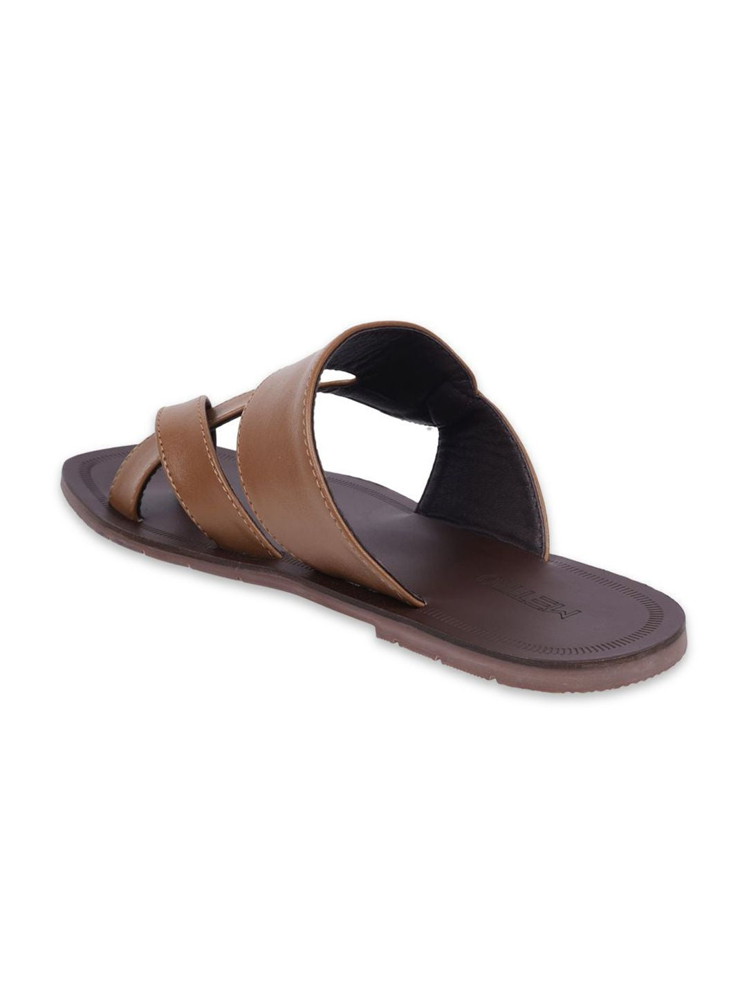 Metro Men Leather Slip-On Comfort Sandals