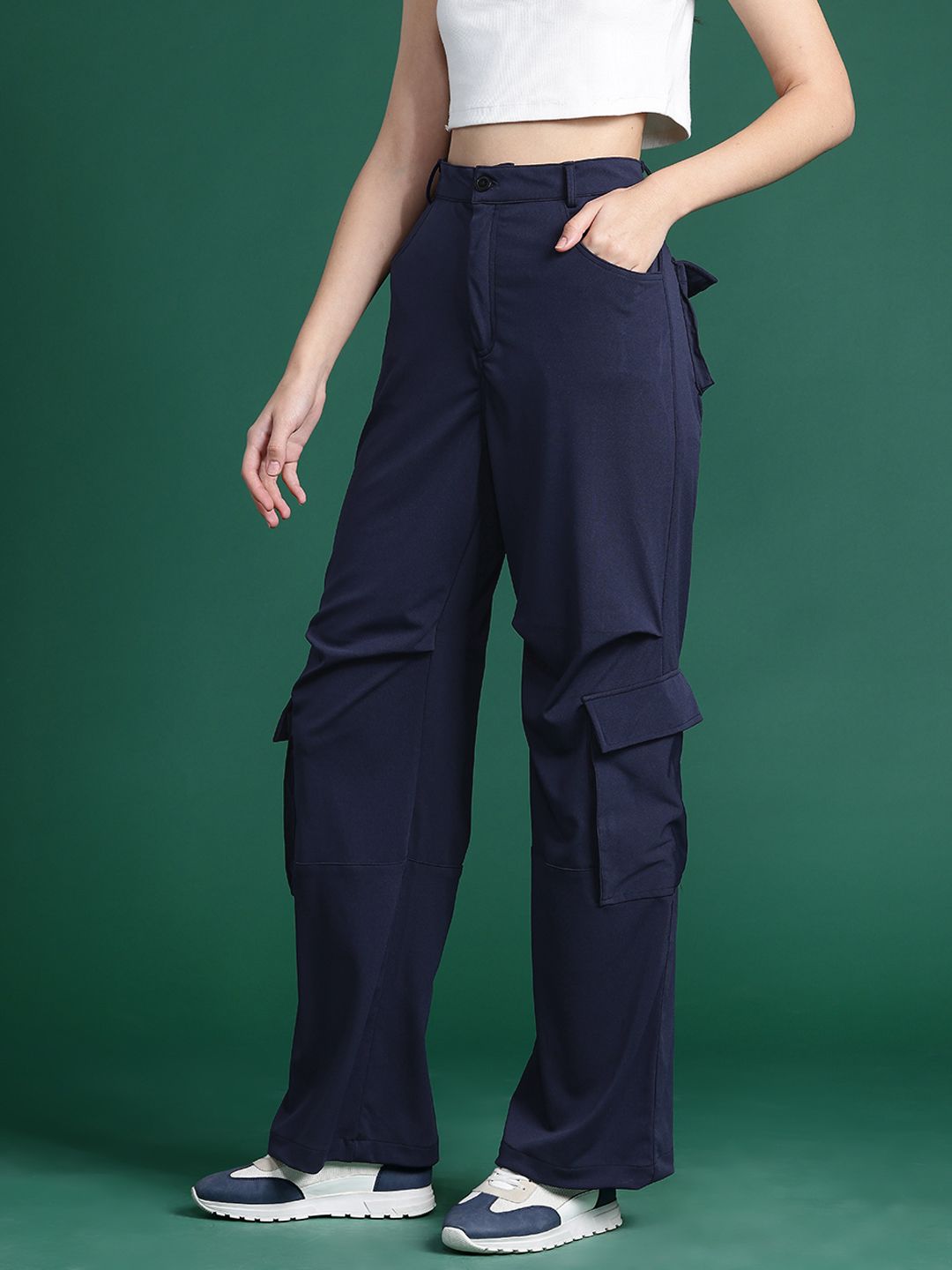 DressBerry Women Cargo-Style Trousers