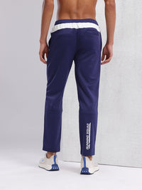 HRX by Hrithik Roshan Men Typography Detail Paneled Rapid-Dry Running Track Pants