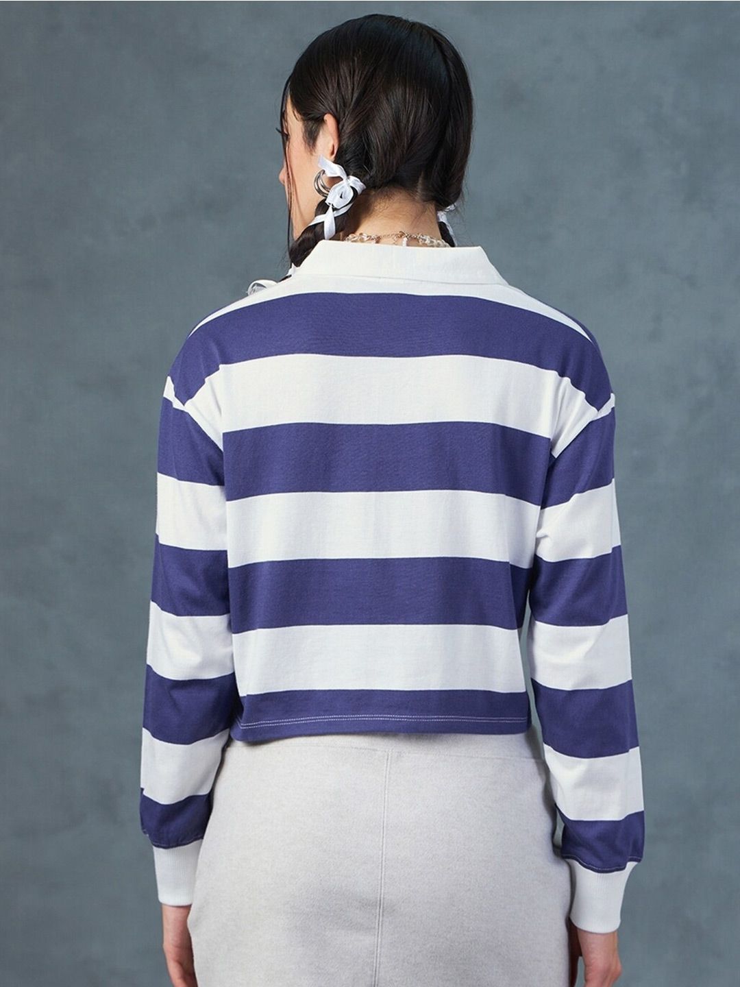 Bewakoof Looney tunes Printed Polo Collar Oversized T-Shit
