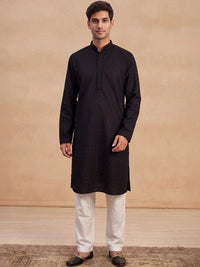 House of Chikankari Men Cotton Sulam Kurta