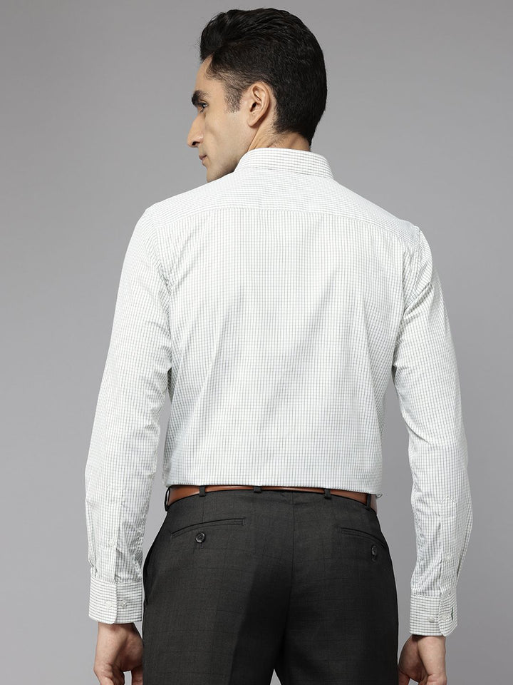 Park Avenue Slim Fit Checked Formal Shirt