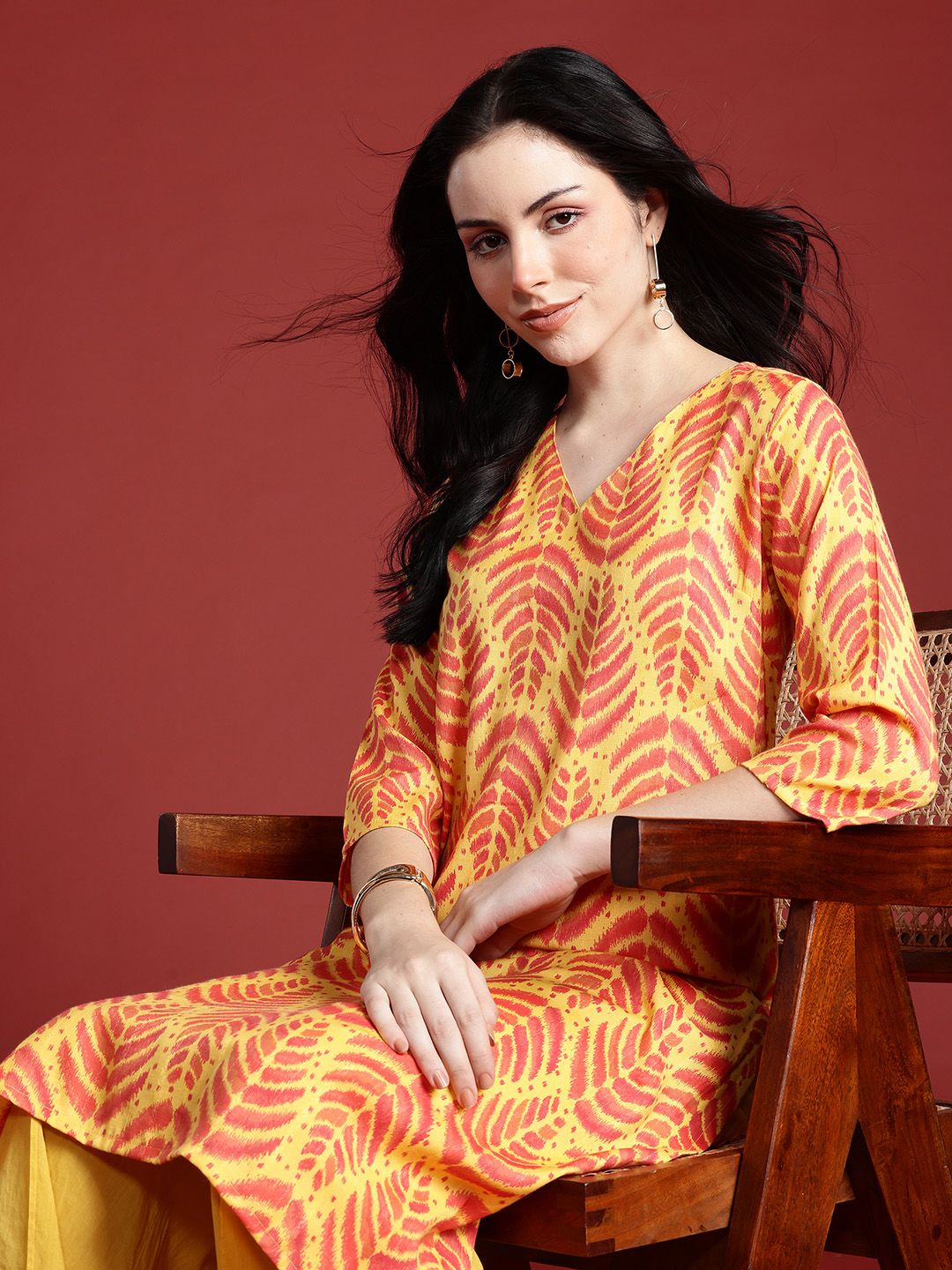 Anouk Women Ethnic Motifs Printed Kurta