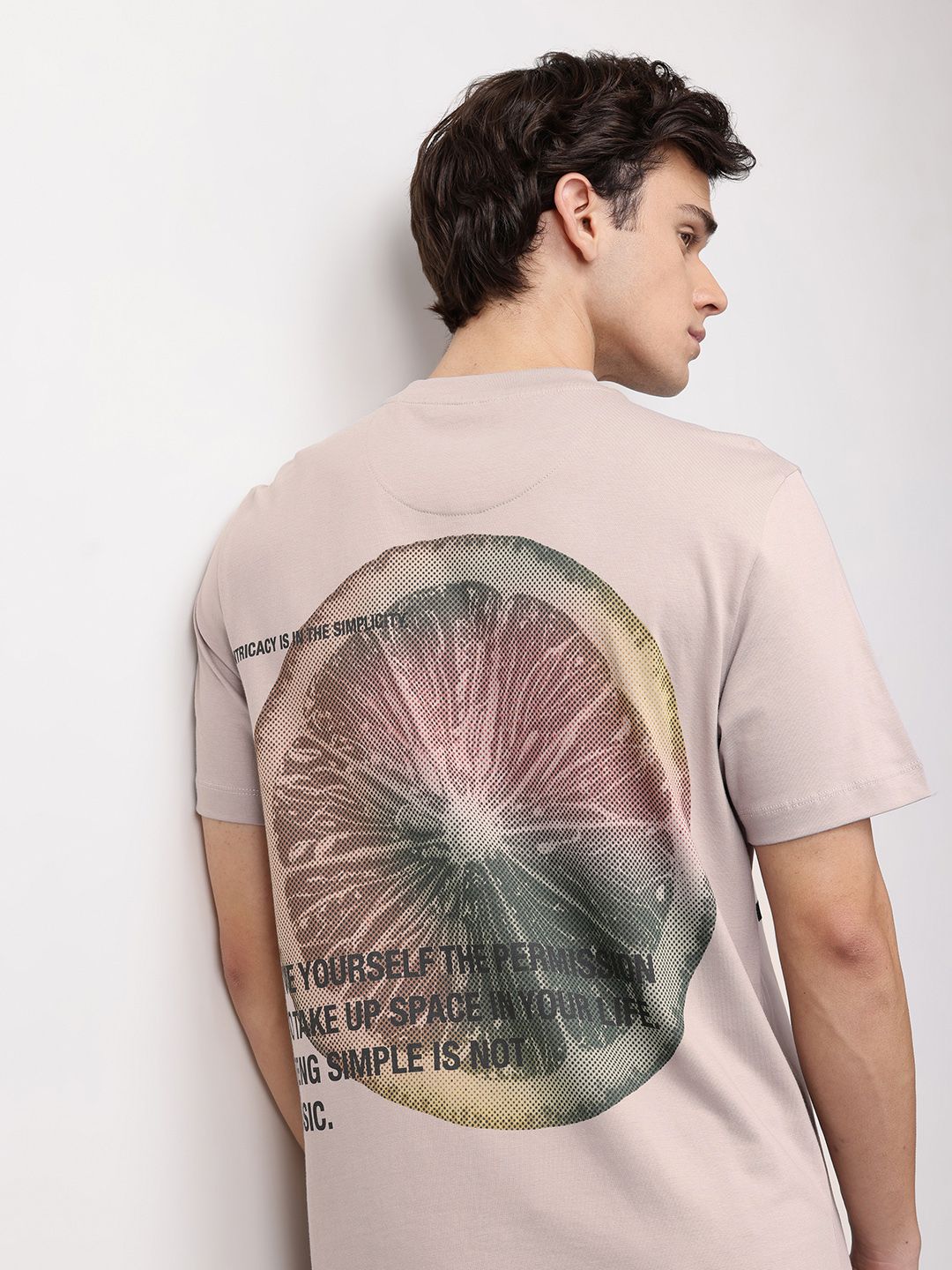 ether Graphic Print Pure Cotton Grower T-shirt
