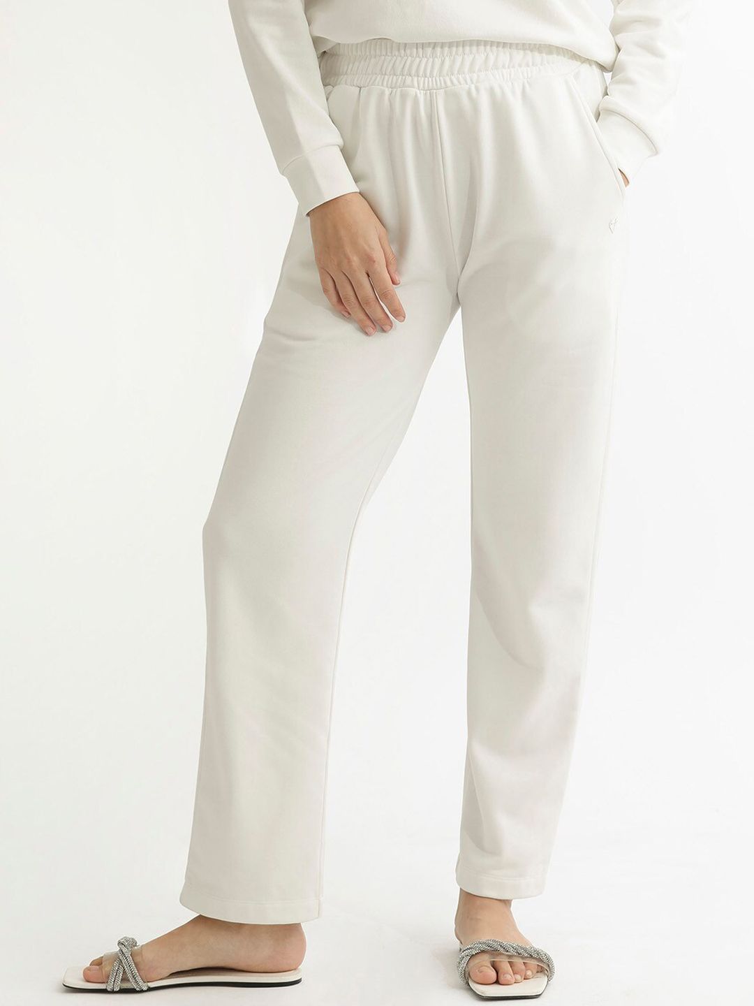 RAREISM Women Mid Rise Parallel Trousers