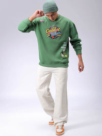 The Indian Garage Co Men Typography Printed Long Sleeves Sweatshirt