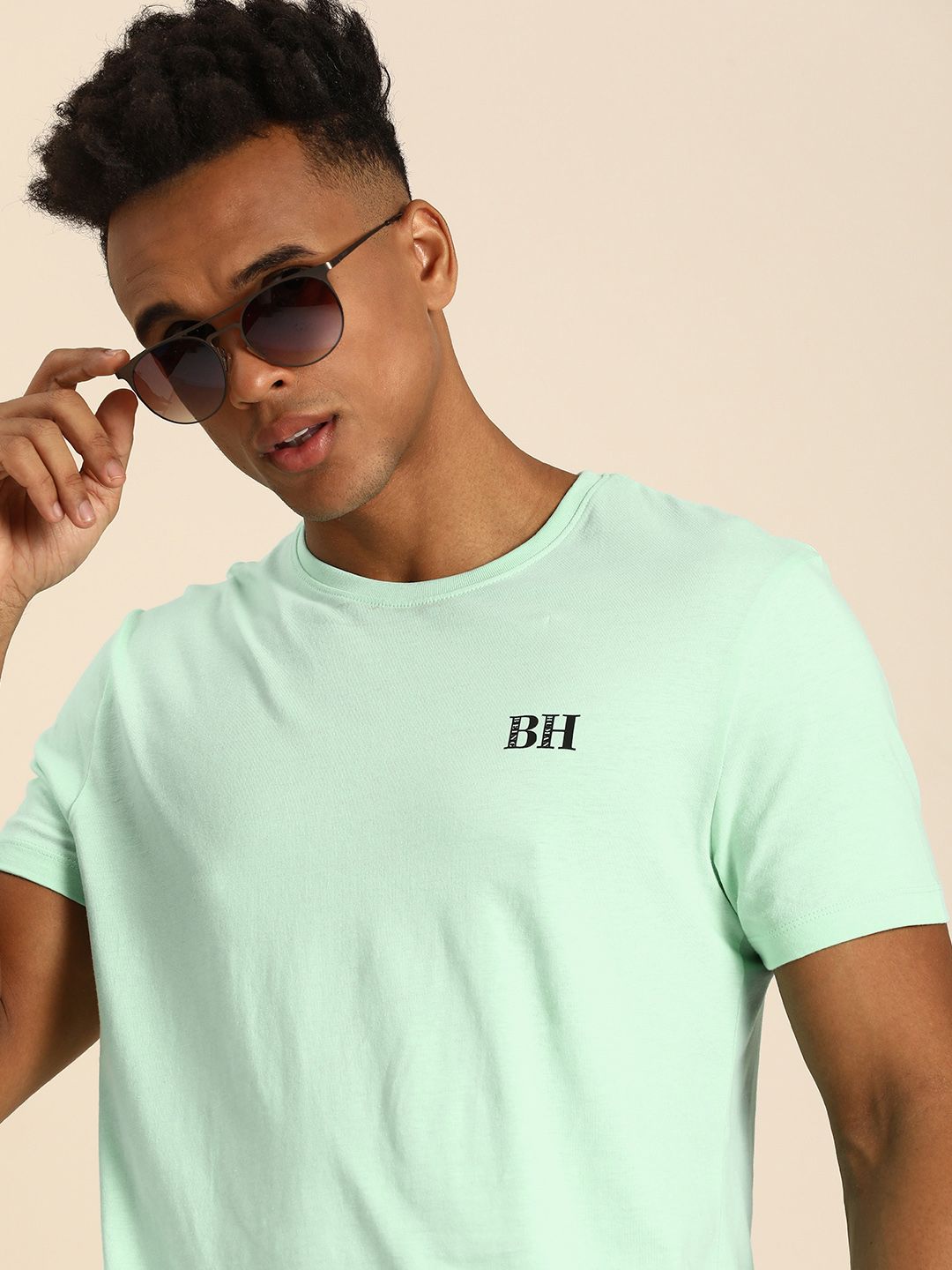 Being Human Pure Cotton Round Neck Casual T-shirt