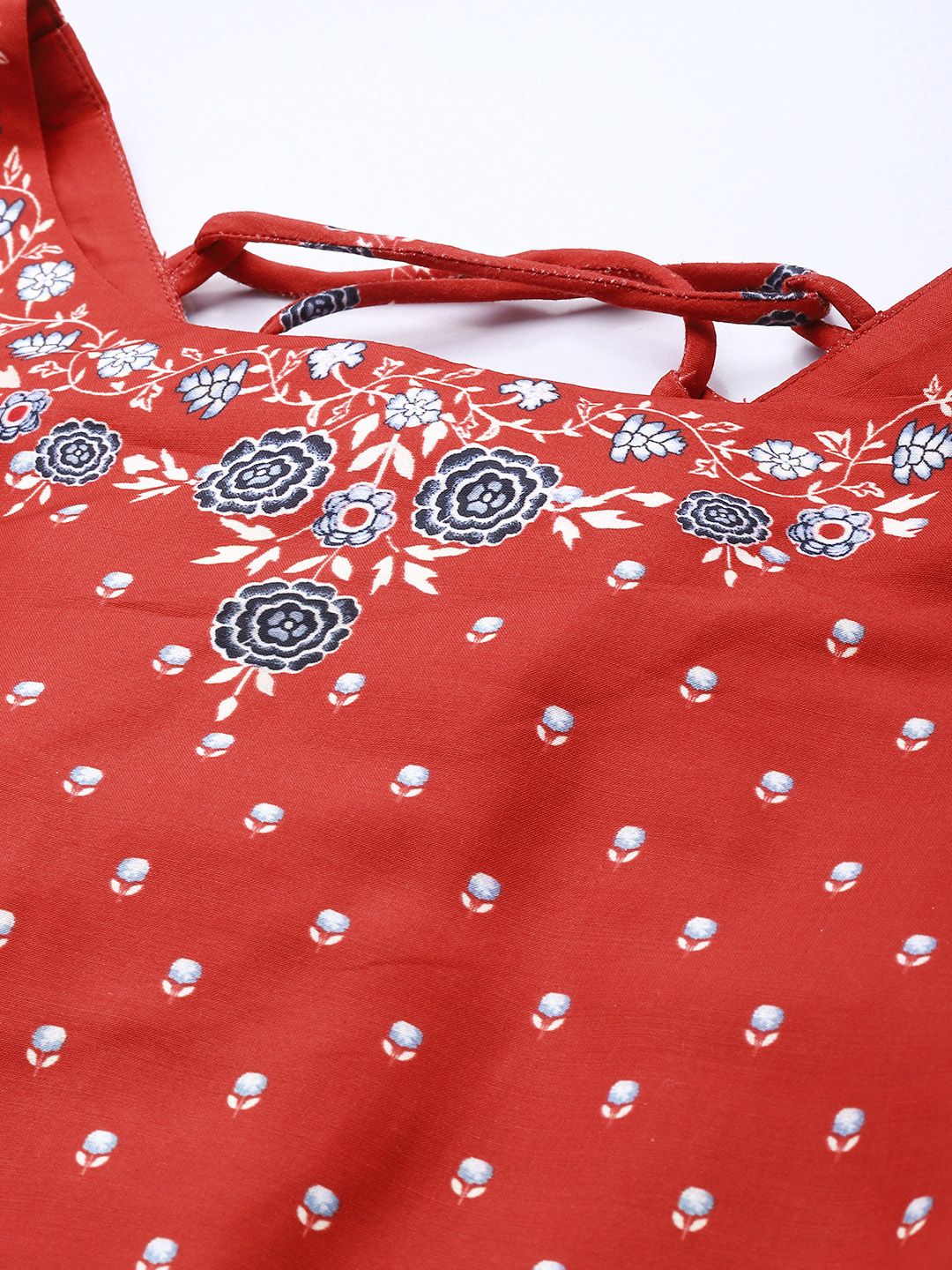 Anouk Ethnic Motifs Printed Kurta with Sharara & With Dupatta