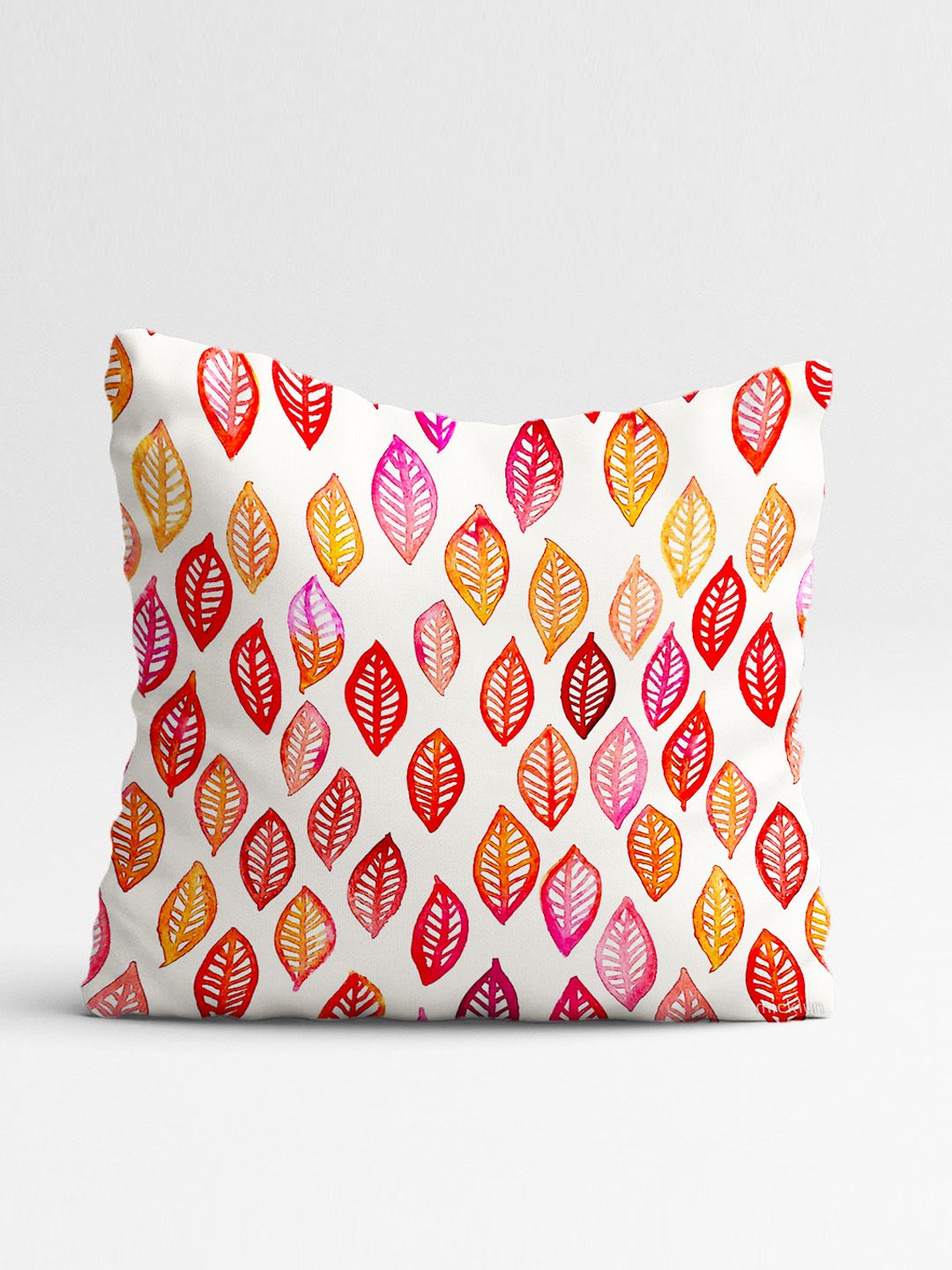 STITCHNEST Set of 5 Red & Blue Floral Square Cushion Covers