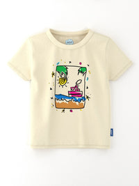 Nauti Nati Boys Pack Of 3 Graphic Printed Antimicrobial Cotton T-shirt