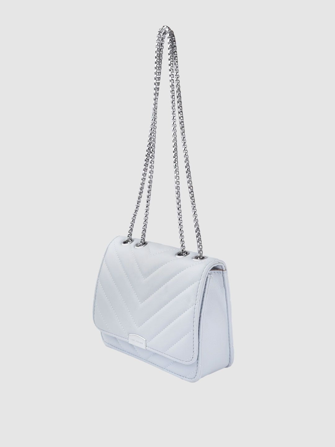 Lino Perros Women Blue Quilted Structured Shoulder Bag