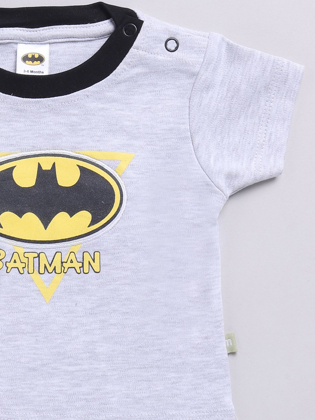 Moms Love Infant Boys Printed Pure Cotton Batman Clothing Set