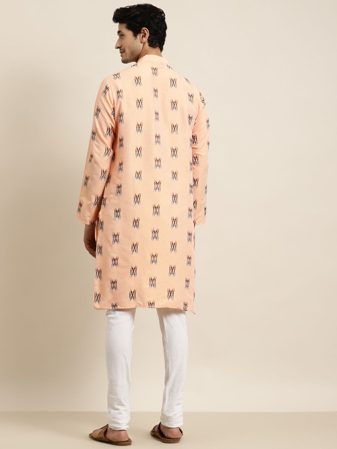 Anug oleh SOJANYA Men Kurta Warna Peach