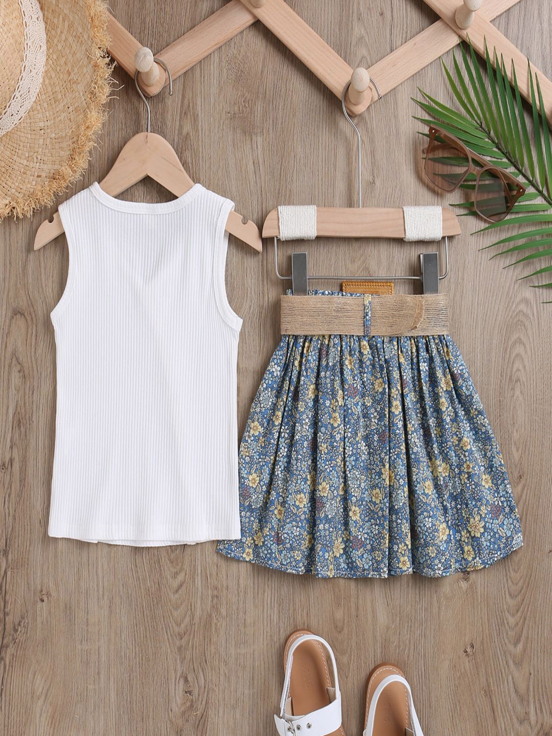 YK Girls Top With Skirt