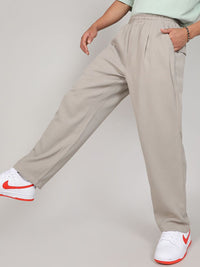 Campus Sutra Men Comfort Mid-Rise Easy Wash Formal Trousers