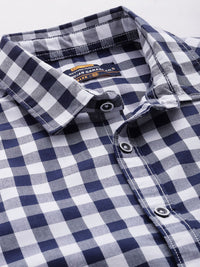 The Indian Garage Co Men Buffalo Checks Casual Shirt