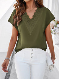 all about you V-Neck Extended Sleeves Regular Top