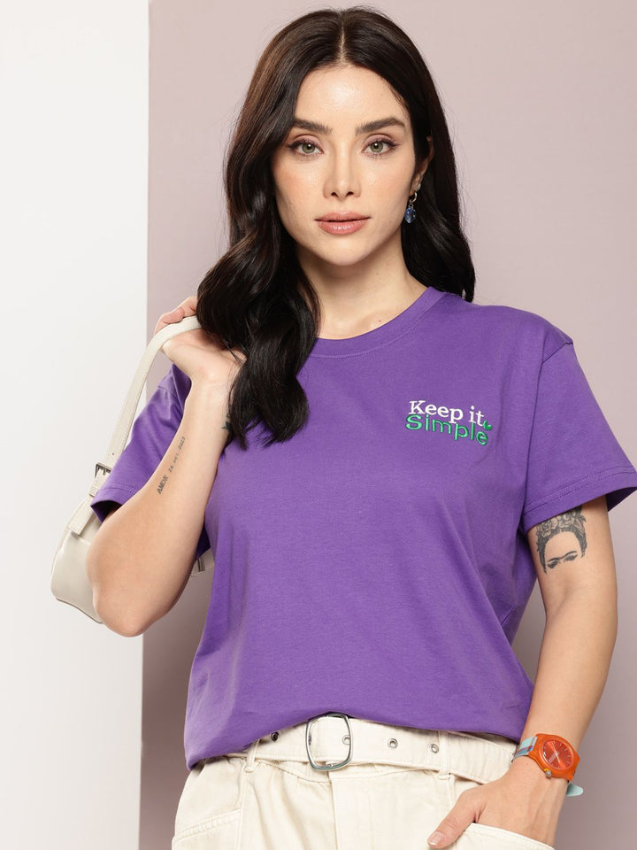 DILLINGER Typography Printed Pure Cotton Boxy T-shirt