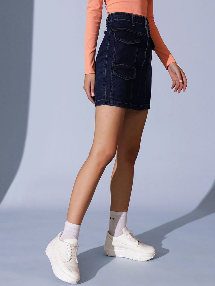 STREET 9 A-Line Above-Knee Skirt