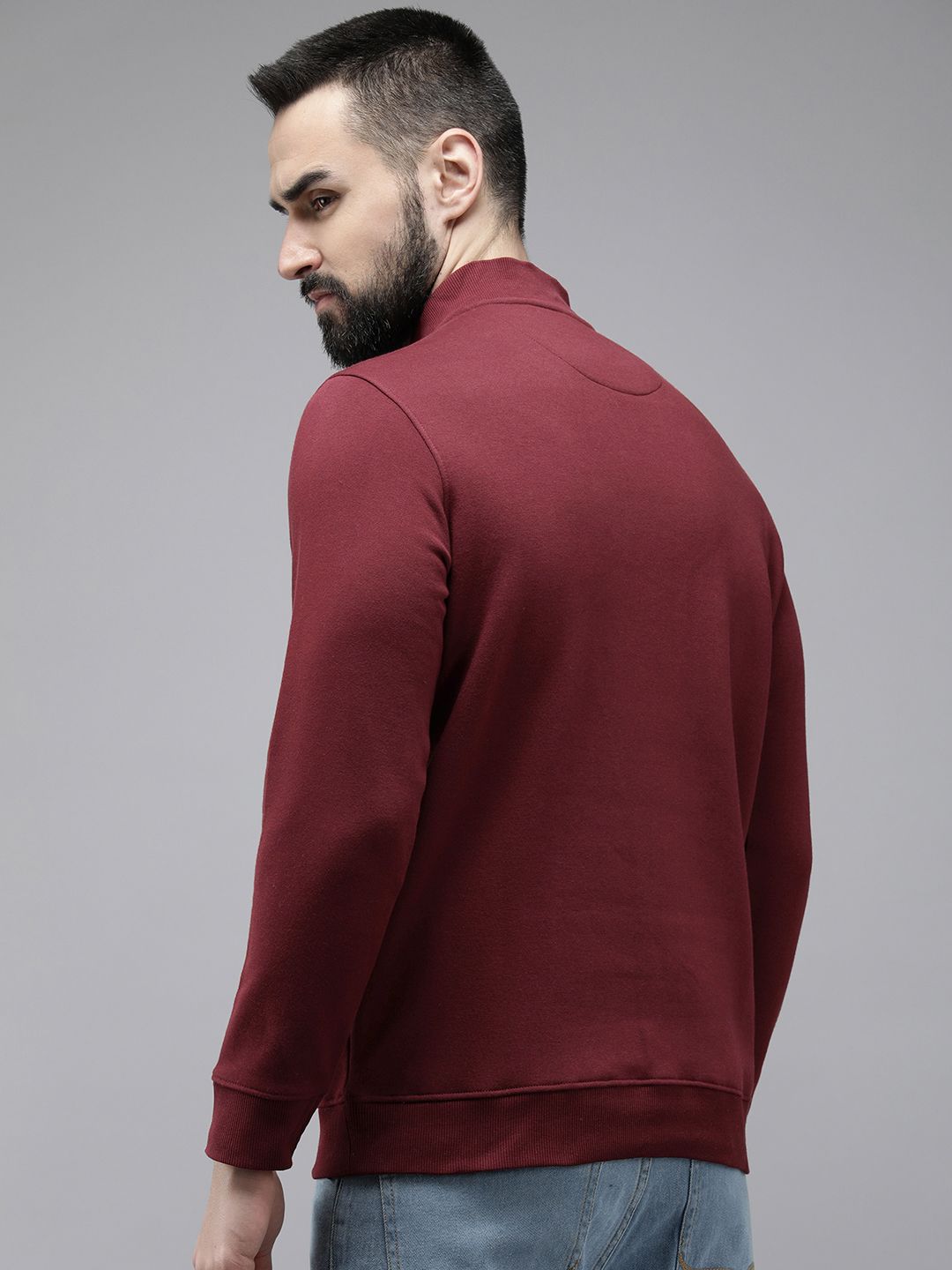 SPYKAR Solid Long Sleeves Pullover Sweatshirt