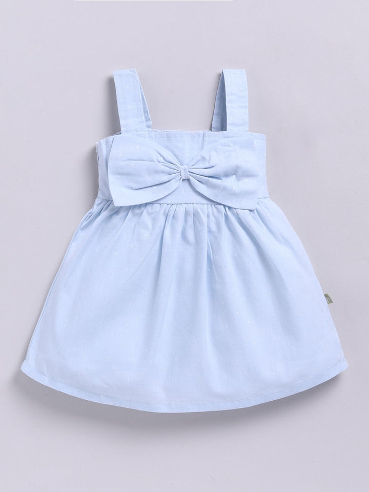 Moms Love Infant Girls Cotton Dobey Work Fit & Flare Dress