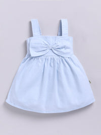 Moms Love Infant Girls Cotton Dobey Work Fit & Flare Dress