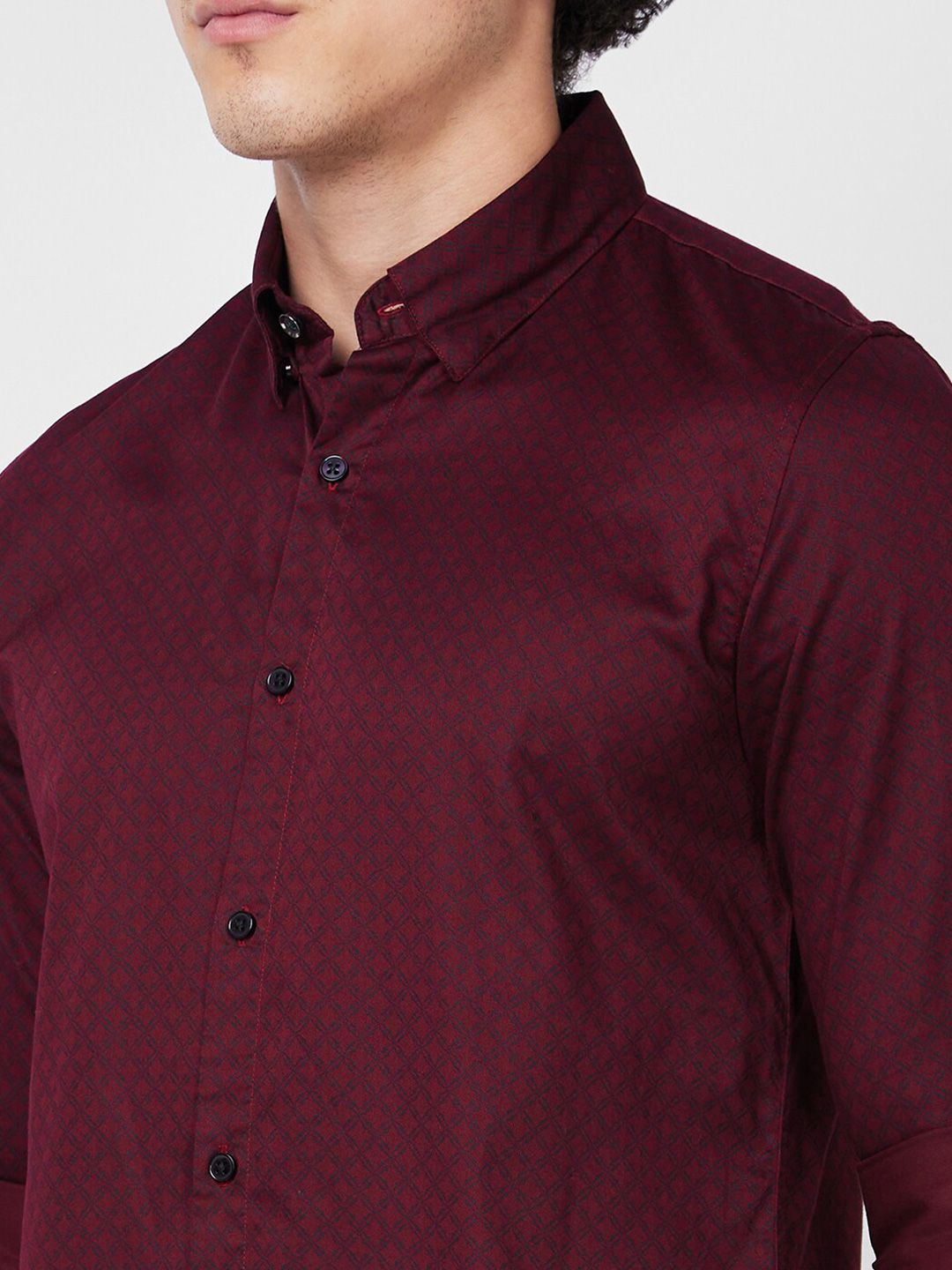 SPYKAR Long Sleeves Regular Fit Cotton Opaque Casual Shirt