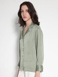 RAREISM Shirt Collar Cuffed Sleeves Regular Top