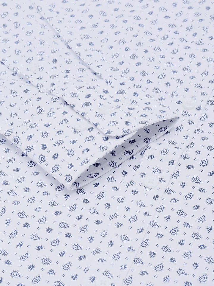 Park Avenue Slim Fit Ethnic Motifs Printed Formal Shirt