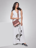ZOUK Women Printed Structured Sling Bag